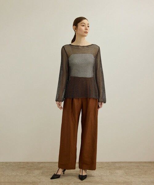 ROPE' / ロペ その他トップス | ラメコードメッシュプルオーバー/洗える | 詳細14