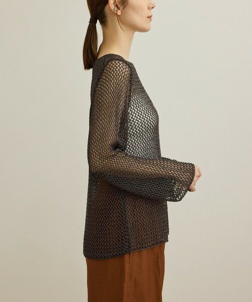 ROPE' / ロペ その他トップス | ラメコードメッシュプルオーバー/洗える | 詳細16