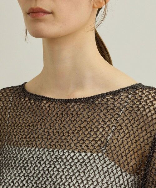 ROPE' / ロペ その他トップス | ラメコードメッシュプルオーバー/洗える | 詳細18