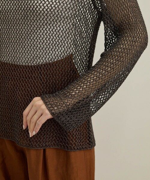 ROPE' / ロペ その他トップス | ラメコードメッシュプルオーバー/洗える | 詳細20