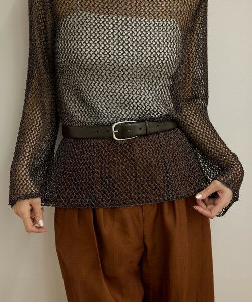 ROPE' / ロペ その他トップス | ラメコードメッシュプルオーバー/洗える | 詳細5