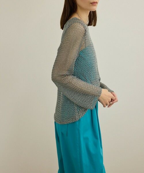 ROPE' / ロペ その他トップス | ラメコードメッシュプルオーバー/洗える | 詳細7