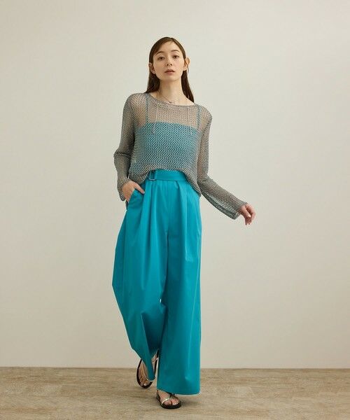 ROPE' / ロペ その他トップス | ラメコードメッシュプルオーバー/洗える | 詳細8