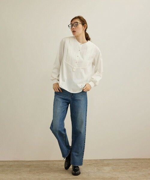 ROPE' / ロペ Tシャツ | 【洗える】布帛コンビシャツカットソー | 詳細2