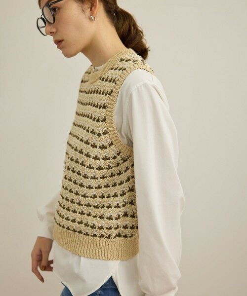 ROPE' / ロペ Tシャツ | 【洗える】布帛コンビシャツカットソー | 詳細3