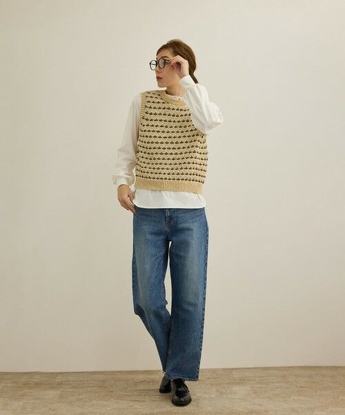 ROPE' / ロペ Tシャツ | 【洗える】布帛コンビシャツカットソー | 詳細5