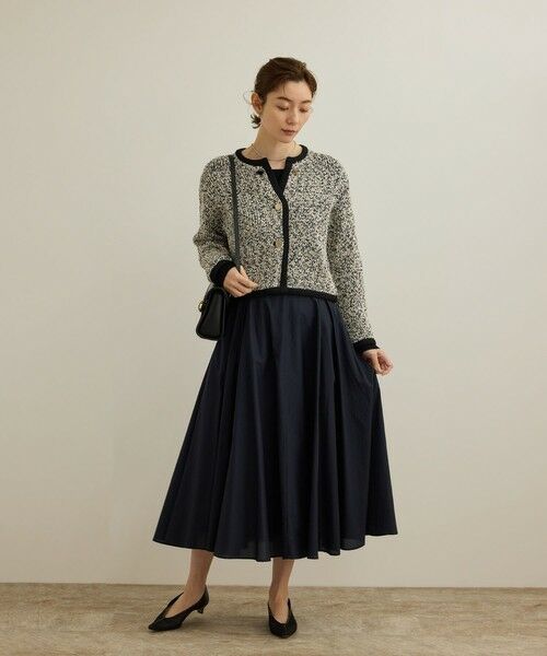 ROPE' / ロペ ニット・セーター | 【洗える】ワイドリブスクエアネックニット | 詳細11