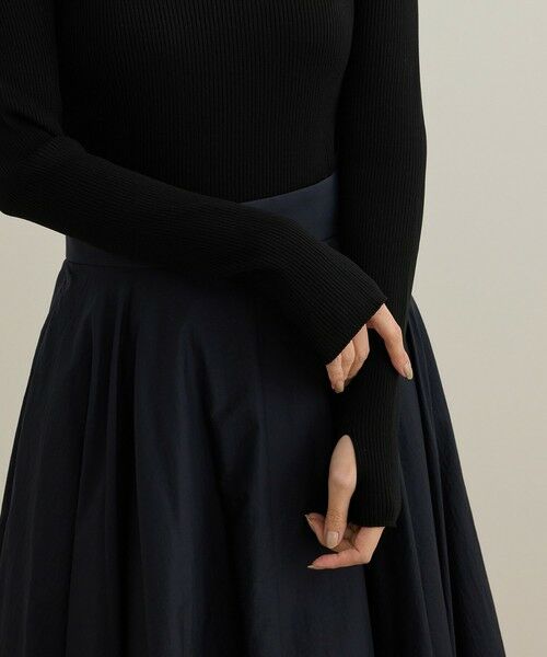 ROPE' / ロペ ニット・セーター | 【洗える】ワイドリブスクエアネックニット | 詳細15