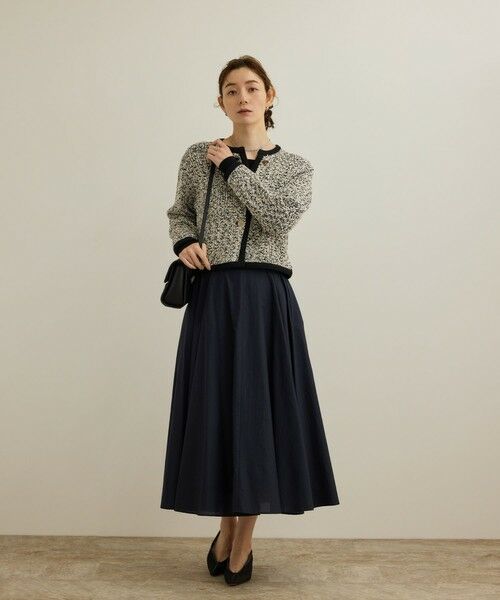 ROPE' / ロペ ニット・セーター | 【洗える】ワイドリブスクエアネックニット | 詳細9