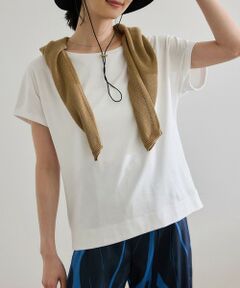 ROPE' / ロペ Tシャツ | 【洗える】スーピマコットン アームレットＴシャツ