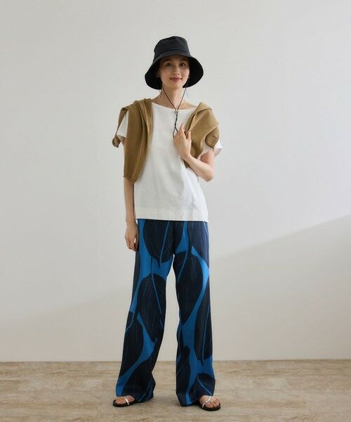 ROPE' / ロペ Tシャツ | 【洗える】スーピマコットン アームレットＴシャツ | 詳細12