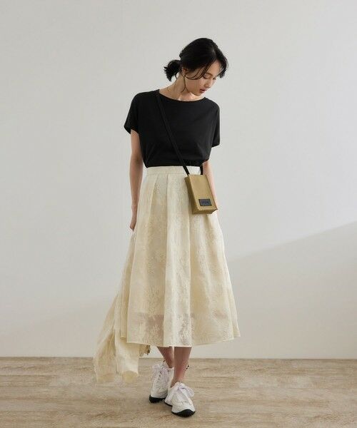 ROPE' / ロペ Tシャツ | 【洗える】スーピマコットン アームレットＴシャツ | 詳細14