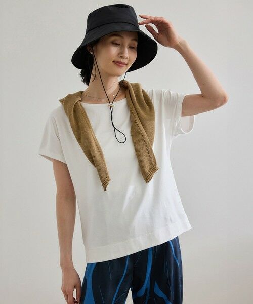 ROPE' / ロペ Tシャツ | 【洗える】スーピマコットン アームレットＴシャツ | 詳細28