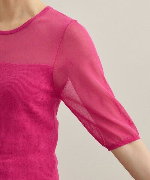 ROPE' / ロペ ニット・セーター | シアーリブニット/洗える | 詳細16