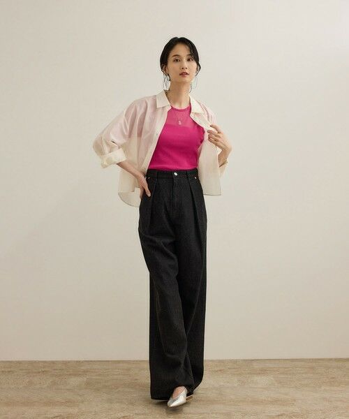 ROPE' / ロペ ニット・セーター | シアーリブニット/洗える | 詳細2