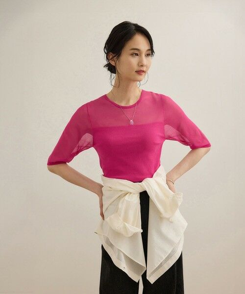 ROPE' / ロペ ニット・セーター | シアーリブニット/洗える | 詳細7