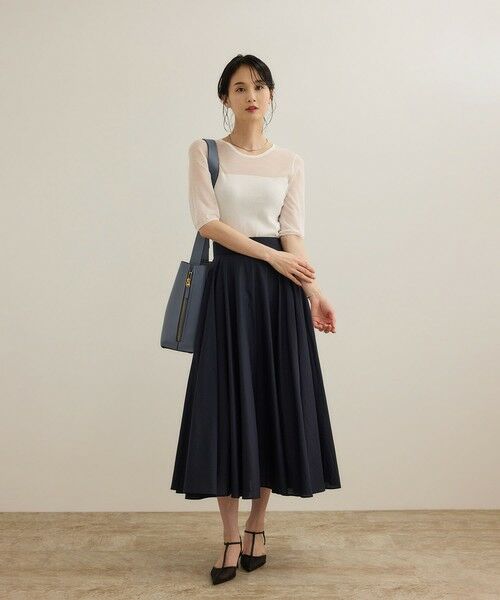 ROPE' / ロペ ニット・セーター | シアーリブニット/洗える | 詳細9