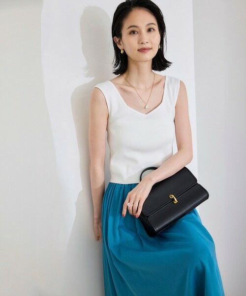 ROPE' / ロペ ニット・セーター | テレコスリーブレスニットプルオーバー/洗える | 詳細15