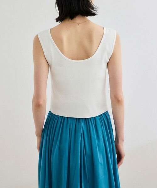 ROPE' / ロペ ニット・セーター | テレコスリーブレスニットプルオーバー/洗える | 詳細22