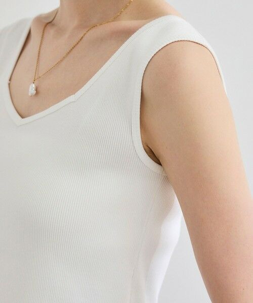 ROPE' / ロペ ニット・セーター | テレコスリーブレスニットプルオーバー/洗える | 詳細24