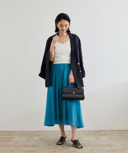 ROPE' / ロペ ニット・セーター | テレコスリーブレスニットプルオーバー/洗える | 詳細4