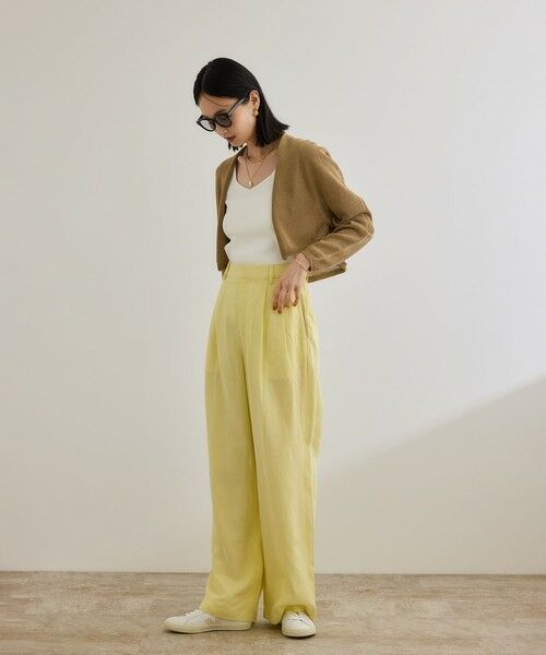 ROPE' / ロペ ニット・セーター | テレコスリーブレスニットプルオーバー/洗える | 詳細8