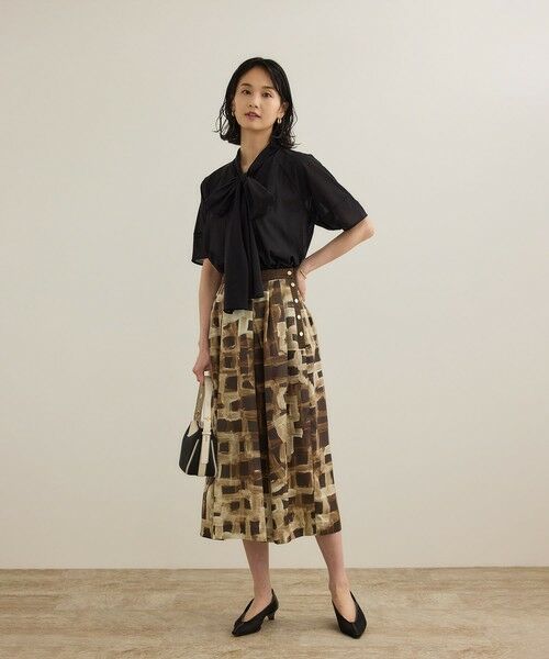 ROPE' / ロペ Tシャツ | 【洗える】シアートリコットボウタイブラウス | 詳細13