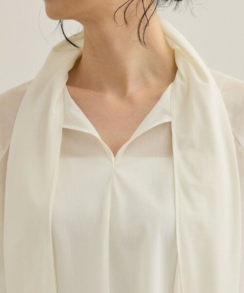 ROPE' / ロペ Tシャツ | 【洗える】シアートリコットボウタイブラウス | 詳細14