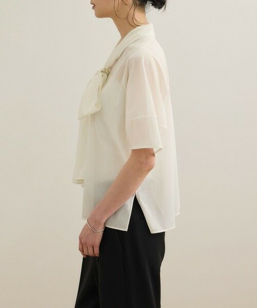 ROPE' / ロペ Tシャツ | 【洗える】シアートリコットボウタイブラウス | 詳細17