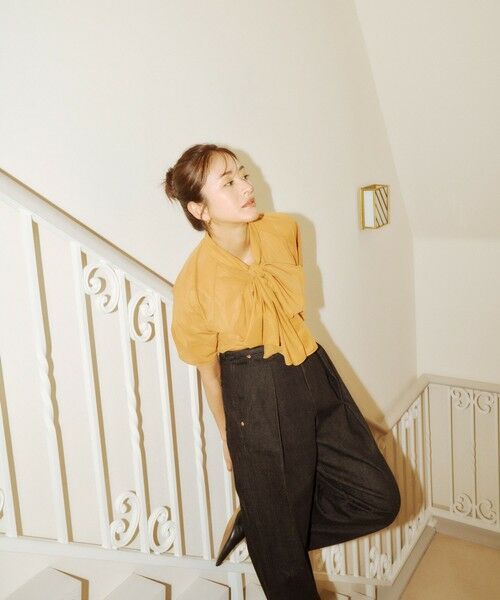ROPE' / ロペ Tシャツ | 【洗える】シアートリコットボウタイブラウス | 詳細3