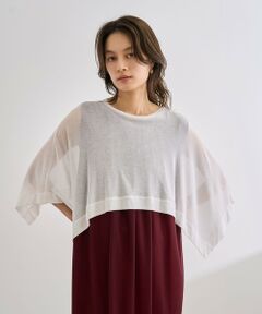 ROPE' / ロペ Tシャツ | 【洗える】シアーフライスケープセットプルオーバー