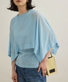 ROPE' / ロペ Tシャツ | 【洗える】シアーフライスケープセットプルオーバー