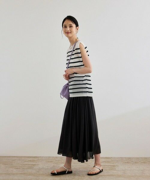 ROPE' / ロペ シャツ・ブラウス | シャイニー2WAYリボンブラウス/洗える | 詳細11