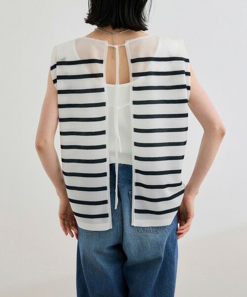 ROPE' / ロペ シャツ・ブラウス | シャイニー2WAYリボンブラウス/洗える | 詳細16