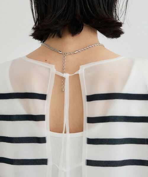 ROPE' / ロペ シャツ・ブラウス | シャイニー2WAYリボンブラウス/洗える | 詳細17