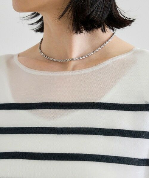 ROPE' / ロペ シャツ・ブラウス | シャイニー2WAYリボンブラウス/洗える | 詳細18