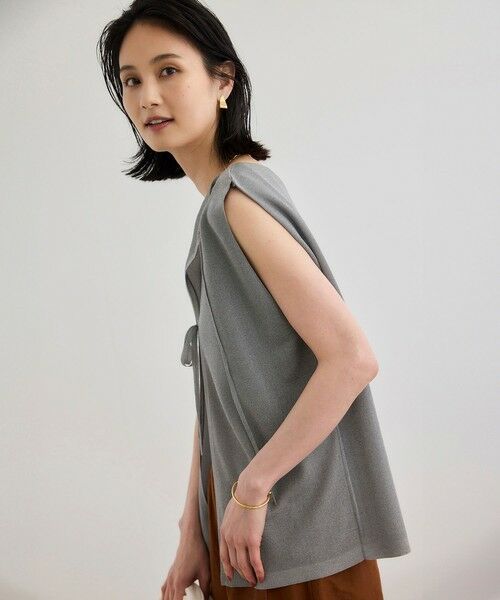 ROPE' / ロペ シャツ・ブラウス | シャイニー2WAYリボンブラウス/洗える | 詳細24