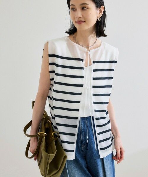 ROPE' / ロペ シャツ・ブラウス | シャイニー2WAYリボンブラウス/洗える | 詳細27