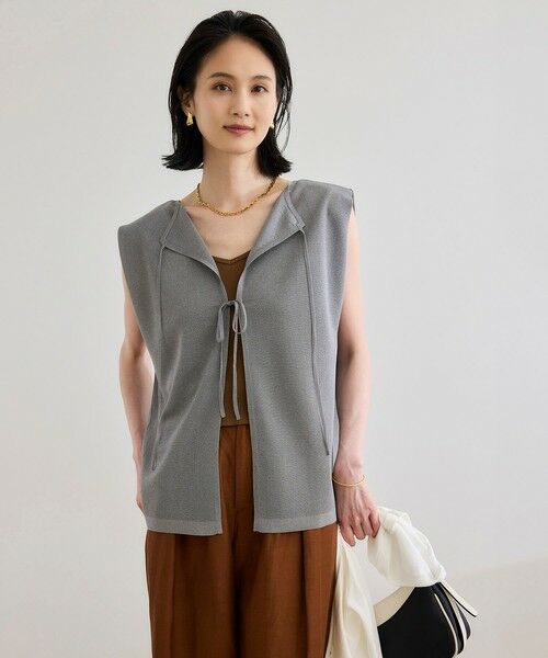 ROPE' / ロペ シャツ・ブラウス | シャイニー2WAYリボンブラウス/洗える | 詳細4