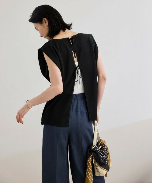 ROPE' / ロペ シャツ・ブラウス | シャイニー2WAYリボンブラウス/洗える | 詳細6