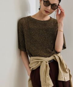 ROPE' / ロペ ニット・セーター | ラメメッシュプルオーバー/セットアップ対応