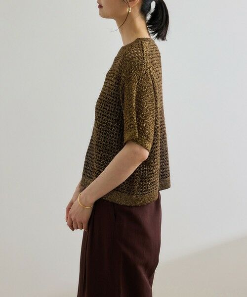 ROPE' / ロペ ニット・セーター | ラメメッシュプルオーバー/セットアップ対応 | 詳細11