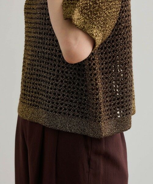 ROPE' / ロペ ニット・セーター | ラメメッシュプルオーバー/セットアップ対応 | 詳細15