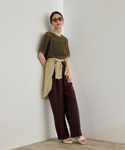 ROPE' / ロペ ニット・セーター | ラメメッシュプルオーバー/セットアップ対応 | 詳細2