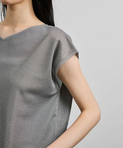 ROPE' / ロペ シャツ・ブラウス | 【洗える】シャイニーフレンチスリーブプルオーバー | 詳細14