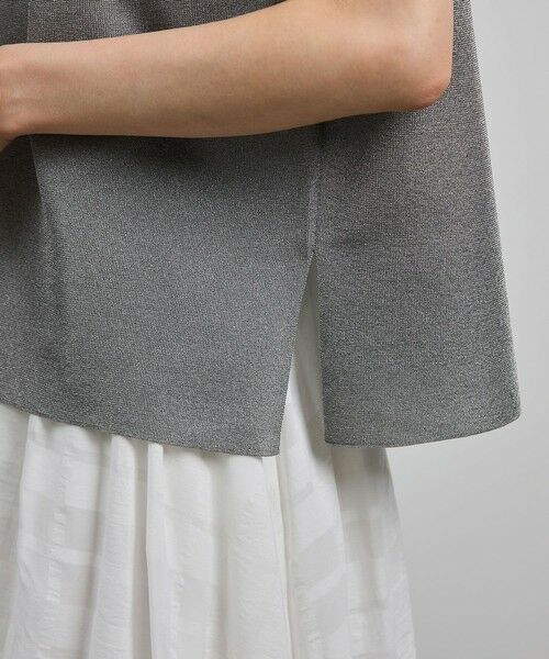 ROPE' / ロペ シャツ・ブラウス | 【洗える】シャイニーフレンチスリーブプルオーバー | 詳細15