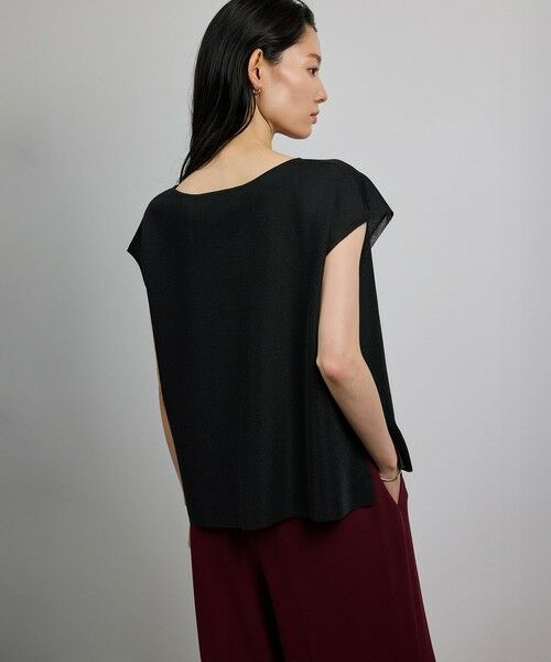 ROPE' / ロペ シャツ・ブラウス | 【洗える】シャイニーフレンチスリーブプルオーバー | 詳細2