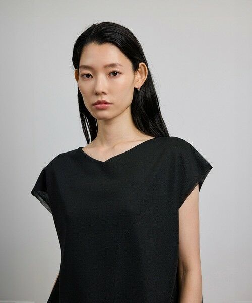 ROPE' / ロペ シャツ・ブラウス | 【洗える】シャイニーフレンチスリーブプルオーバー | 詳細3