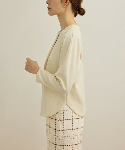 ROPE' / ロペ Tシャツ | 【洗える】ジャガードニットプルオーバー(梨地プルオーバー)/セットアップ対応 | 詳細10