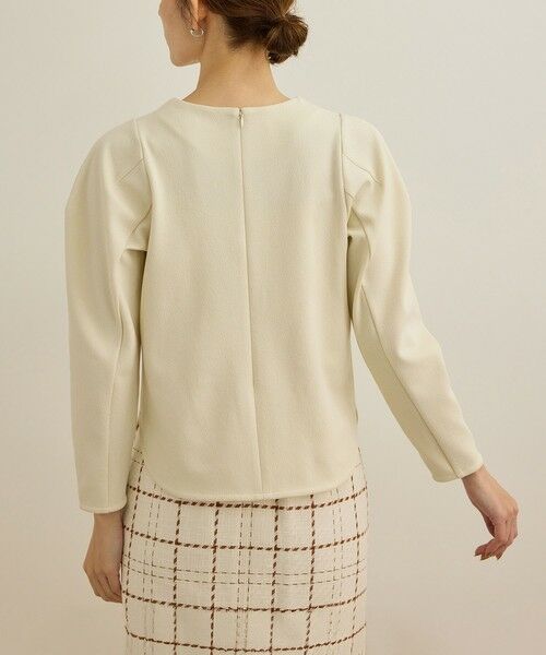 ROPE' / ロペ Tシャツ | 【洗える】ジャガードニットプルオーバー(梨地プルオーバー)/セットアップ対応 | 詳細11